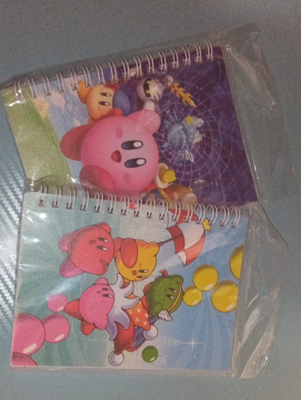 Kirby Spiral Notebook Set - Pink Character Covers